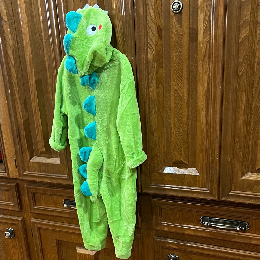 Green Dinosaur Kids Costume - Picture 4 of 8